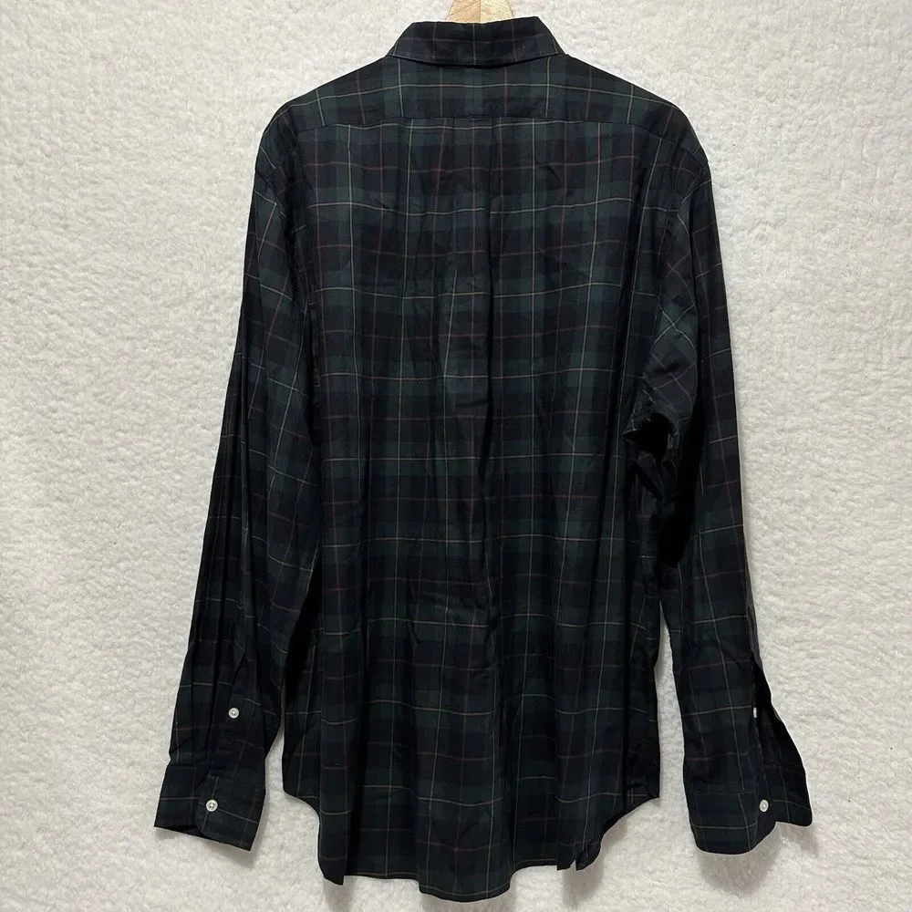 RALPH LAUREN‎ Men's Multicolor Plaid Classic Fit Button Up Size XL